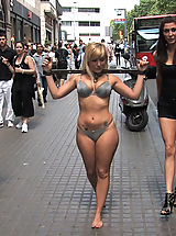 Naked Kink, Spanish beauty Yillie Fresh is taken to the streets to be humiliated