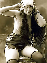 Naked Vintage, Very Old Genuine Vintage Erotic Postcards With Naked Women From France Circa 1920
